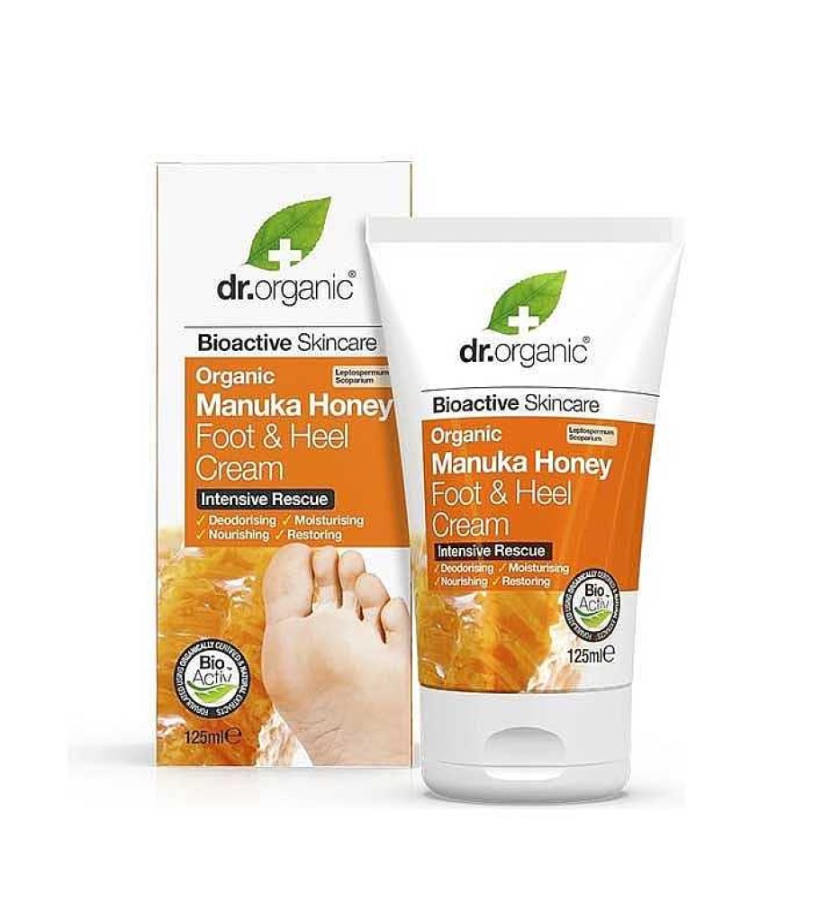 Cuidado De Los Pies | Dr Organic Dr Organic - Crema Para Pies Y Talones De Miel De Manuka