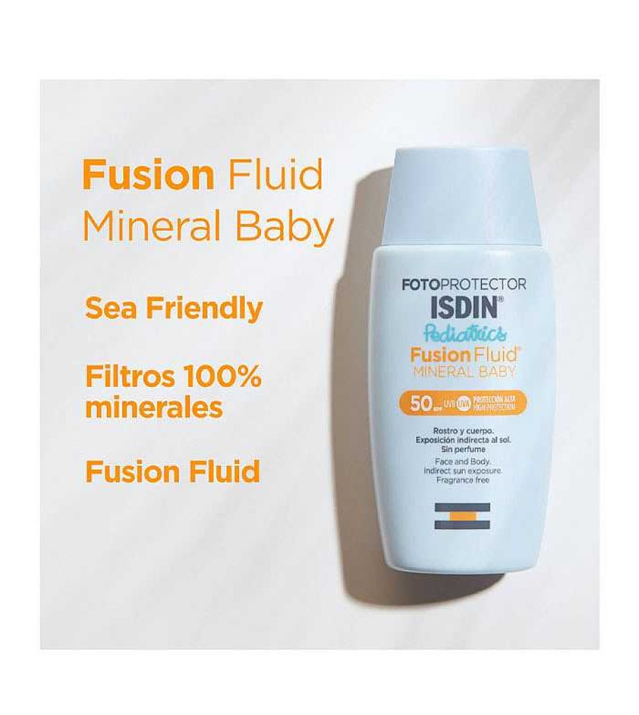 Beb S Y Ni Os | ISDIN Isdin - *Pediatrics* - Fotoprotector Para Rostro Y Cuerpo Fusion Fluid Mineral Baby Spf50+