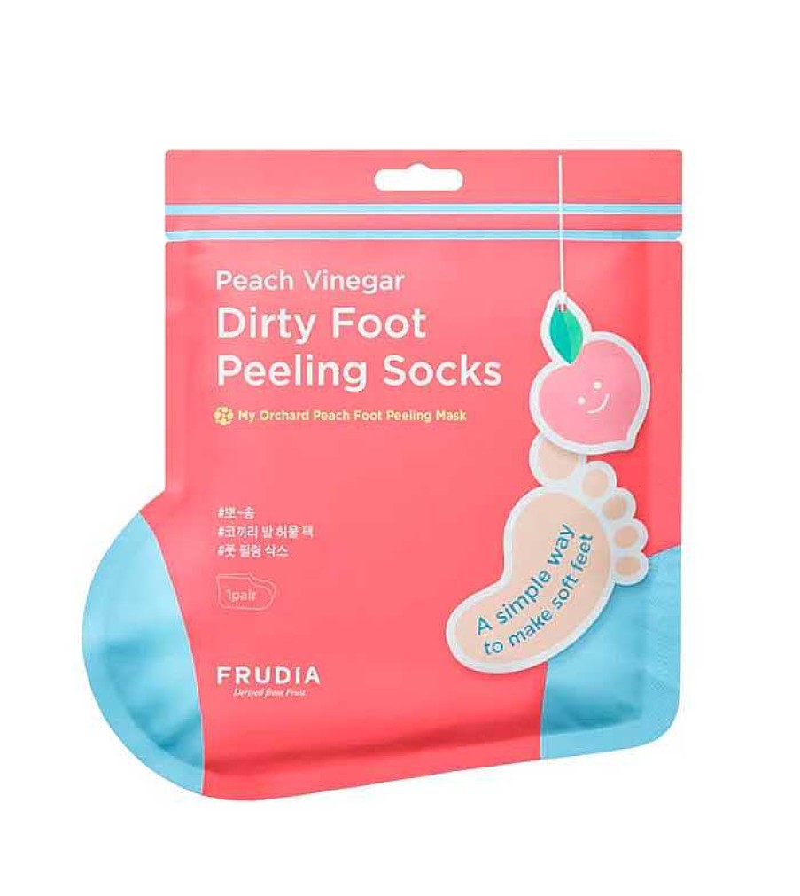 Cuidado De Los Pies | Frudia Frudia - Mascarilla Exfoliante Para Pies My Orchard Peach