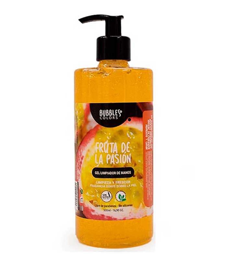 Desinfectantes De Manos Y Mascarillas | Bubbles & Colors Bubbles & Colors - Gel Higienizador De Manos 500Ml - Fruta De La Pasio N