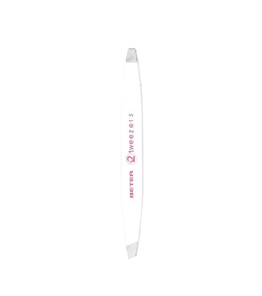 Cejas | Beter Beter - Pinza De Depilar Doble 2 Tweezers - Blanca