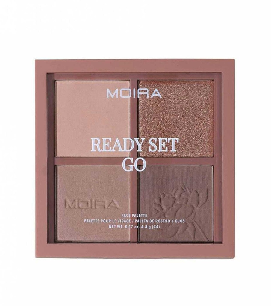 Bronceadores En Polvo | MOIRA Moira - Paleta De Rostro Ready Set Go