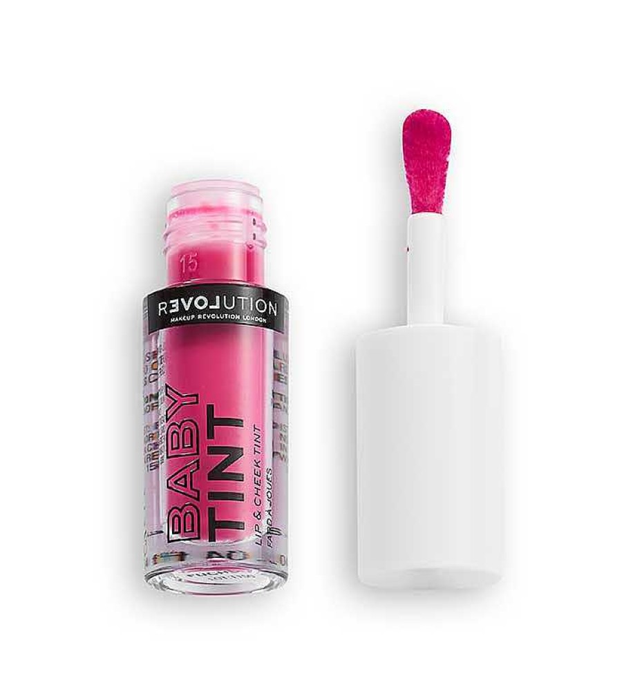 Colorete L Quido | Revolution Relove Revolution Relove - Tinte Para Labios Y Mejillas Baby Tint - Fuchsia