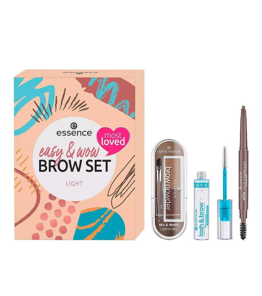 Perfumes Y Sets Para Ella | Essence Essence - *Easy & Wow* - Set De Cejas - Light