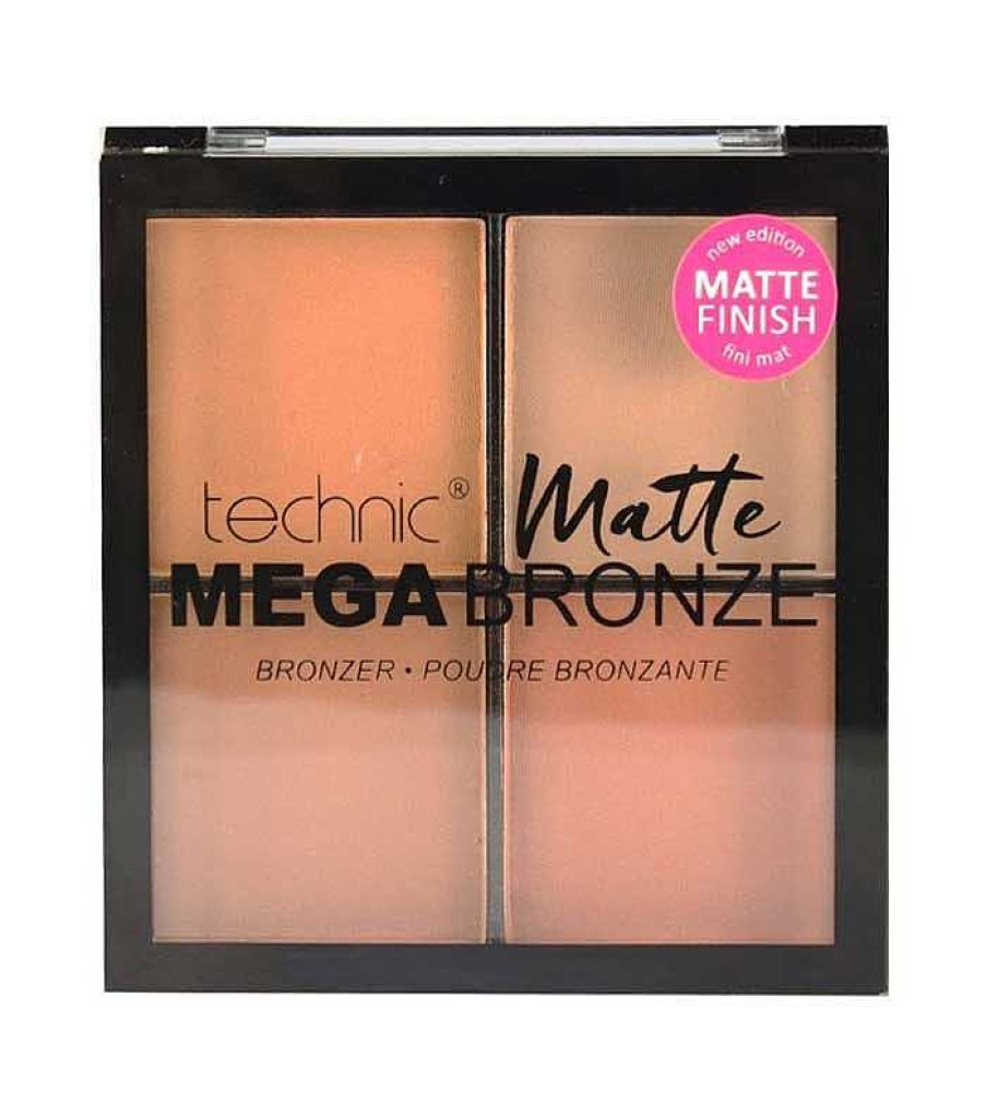 Bronceadores En Polvo | Technic Cosmetics Technic Cosmetics - Paleta De Bronceadores Matte Mega Bronze