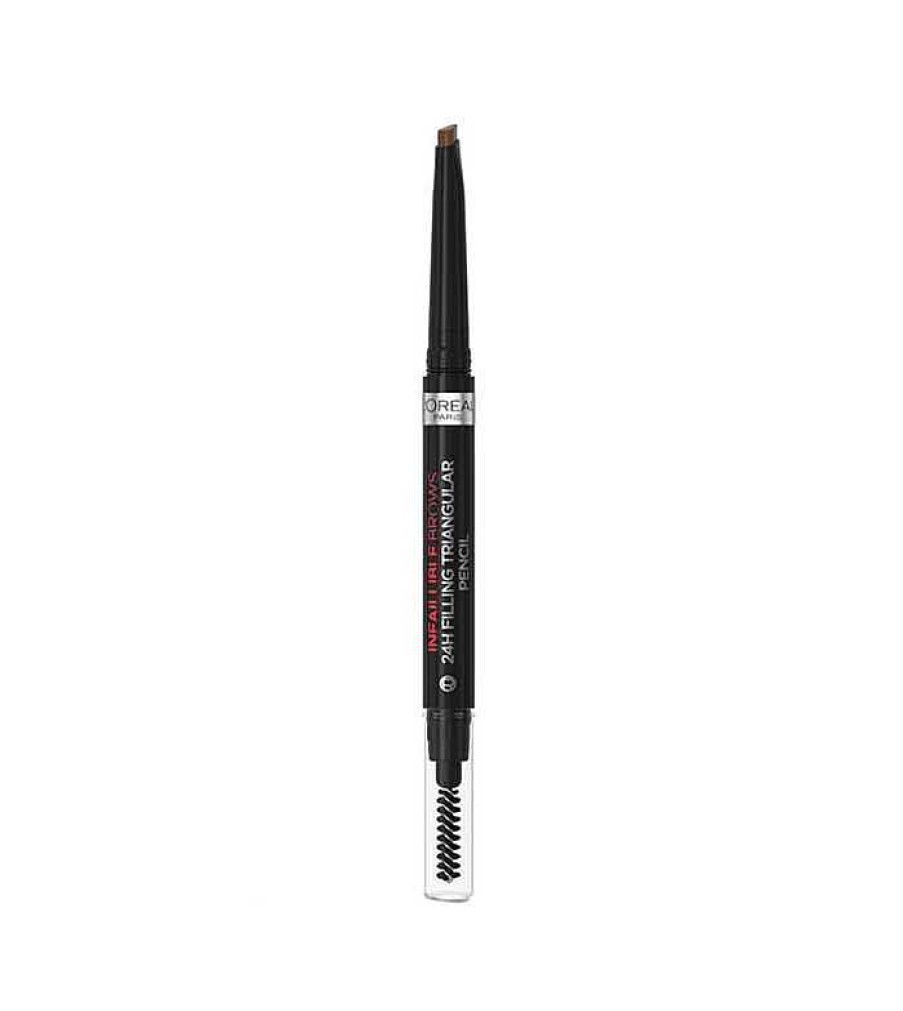 Cejas | Loreal Paris Loreal Paris - L Piz De Cejas Autom Tico Infaillible Brows 24H Filling Triangular Pencil - 5.0: Light Brunette