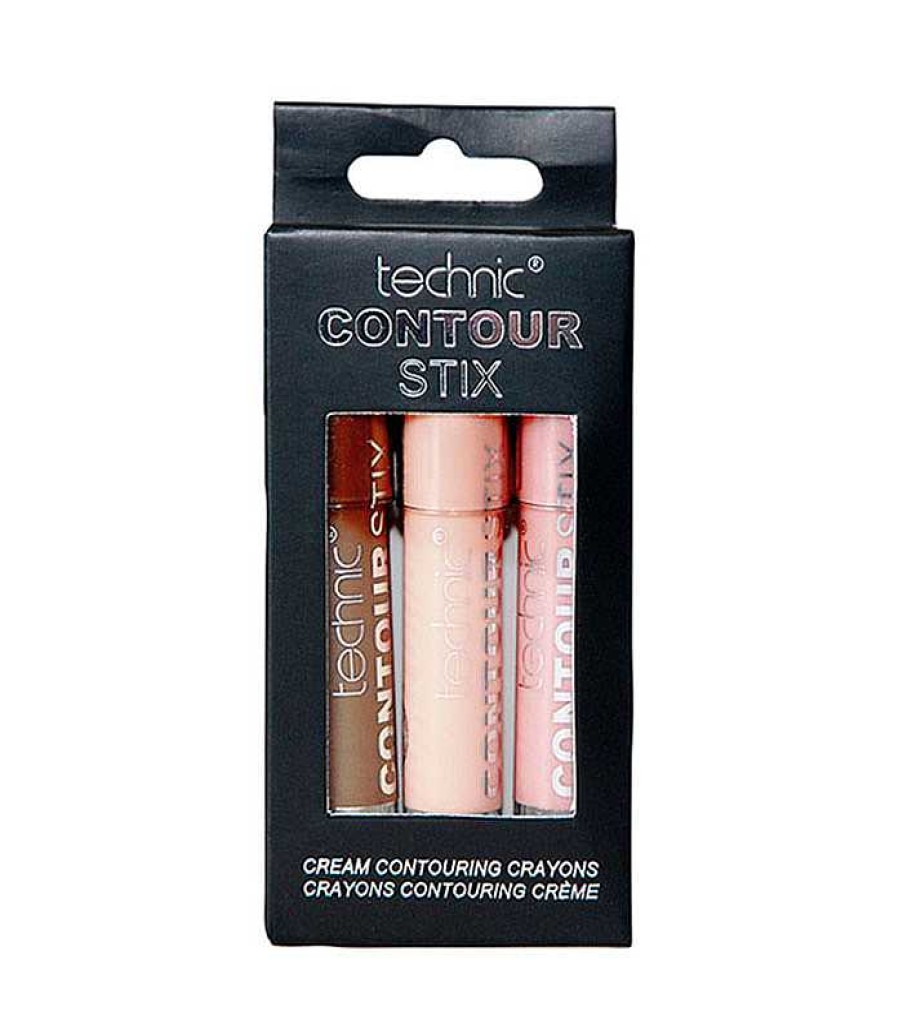 Correctores En Crema | Technic Cosmetics Technic Cosmetics - Kit L Pices De Contorno E Iluminador En Crema