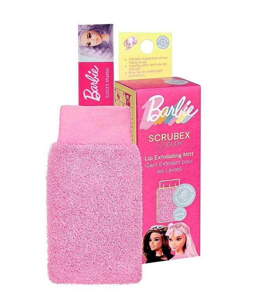 B Lsamos Y Cuidado De Labios | Glov Glov - *Barbie* - Guante Exfoliante Para Labios Scrubex Pink