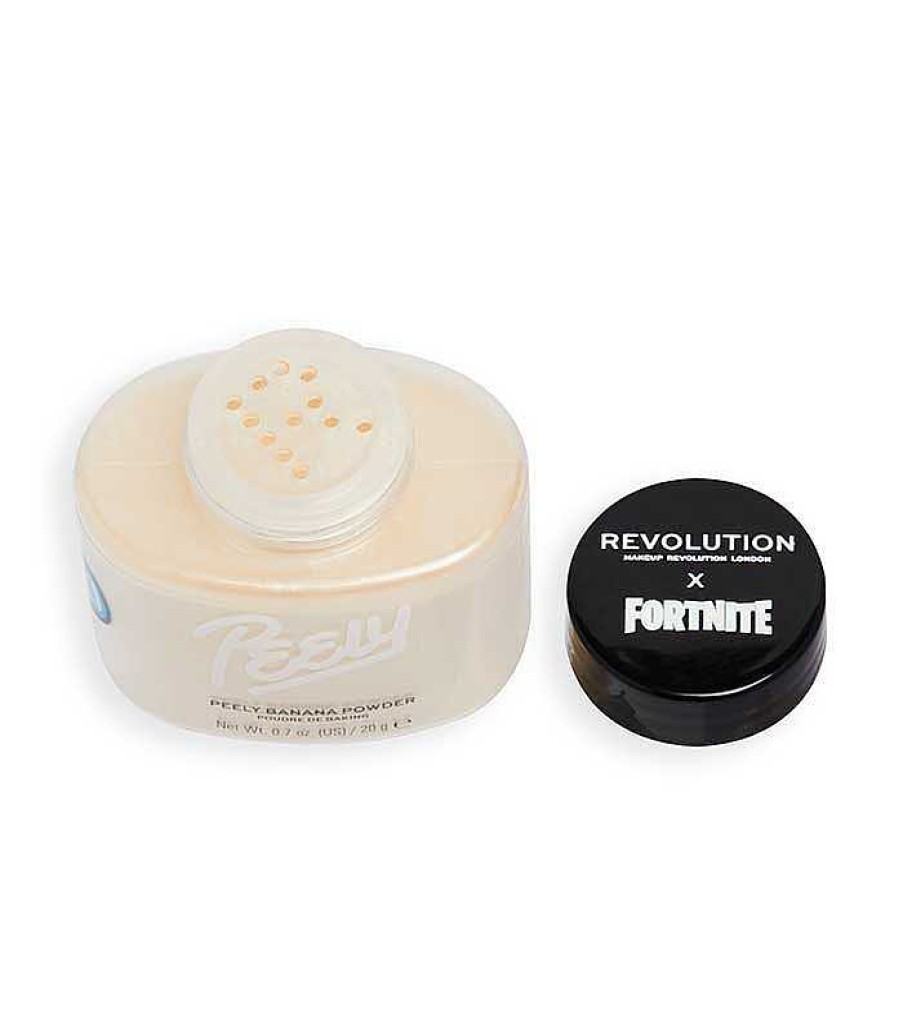 Polvos Sueltos | Makeup Revolution Revolution - *Fortnite X Revolution* - Polvos Sueltos Para Baking Peely - Banana Light