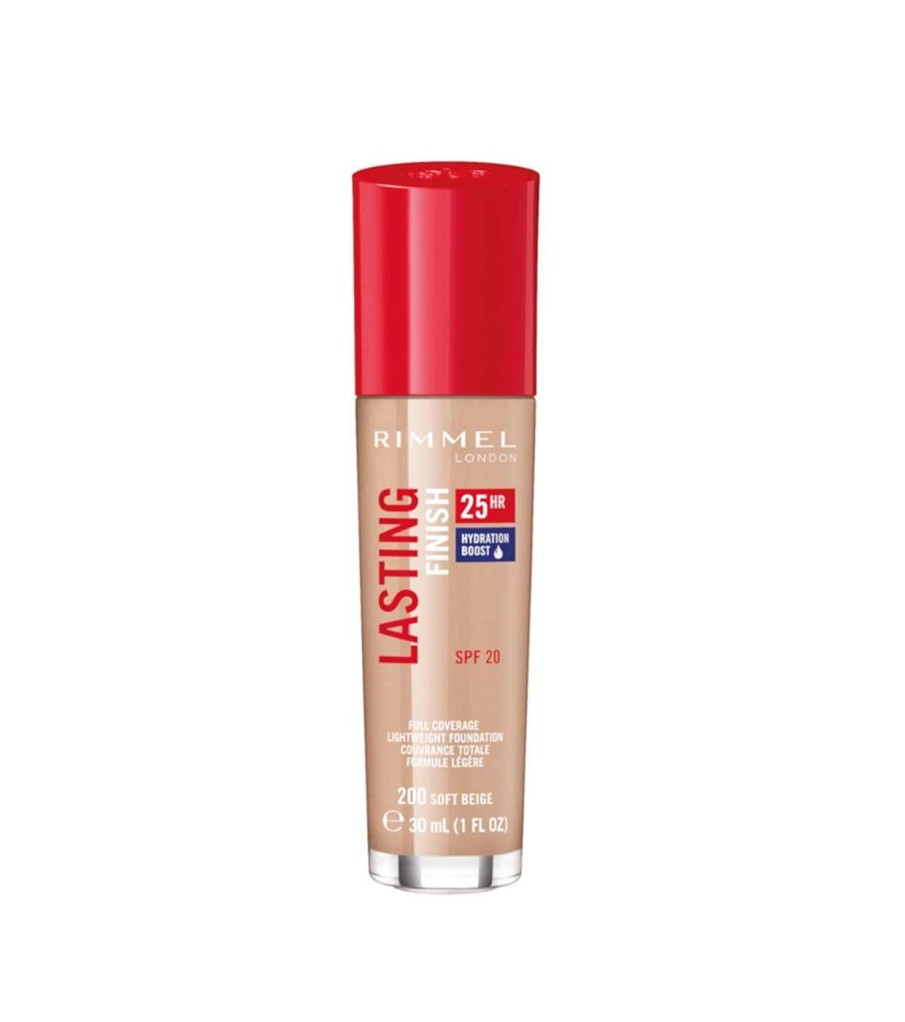 Base De Maquillaje Fluida | Rimmel London Rimmel London - Base De Maquillaje Lasting Finish 25H - 100: Ivory