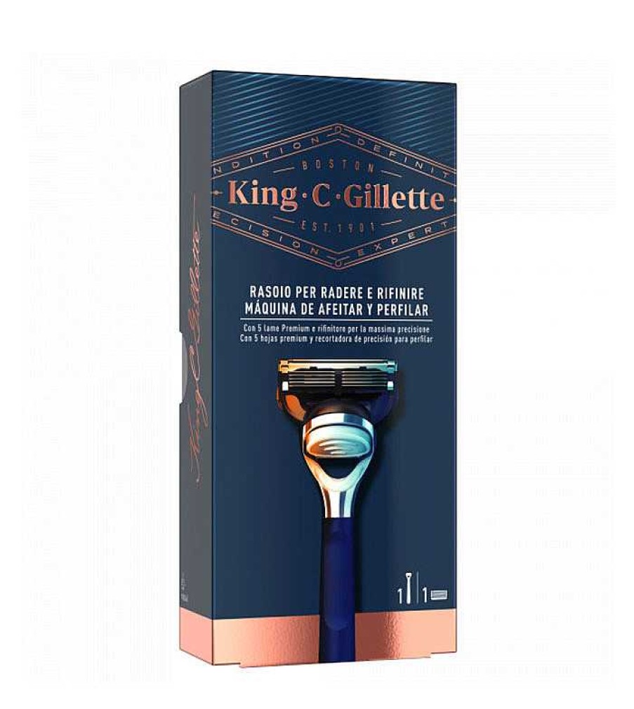 Afeitado | King C. Gillette King C. Gillette - Maquinilla De Afeitar Y Perfilar