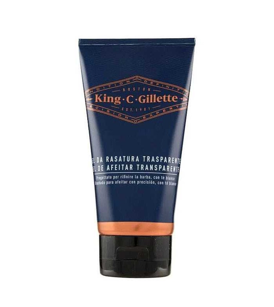 Afeitado | King C. Gillette King C. Gillette - Gel De Afeitar Transparente Con Aloe Vera Y T Blanco