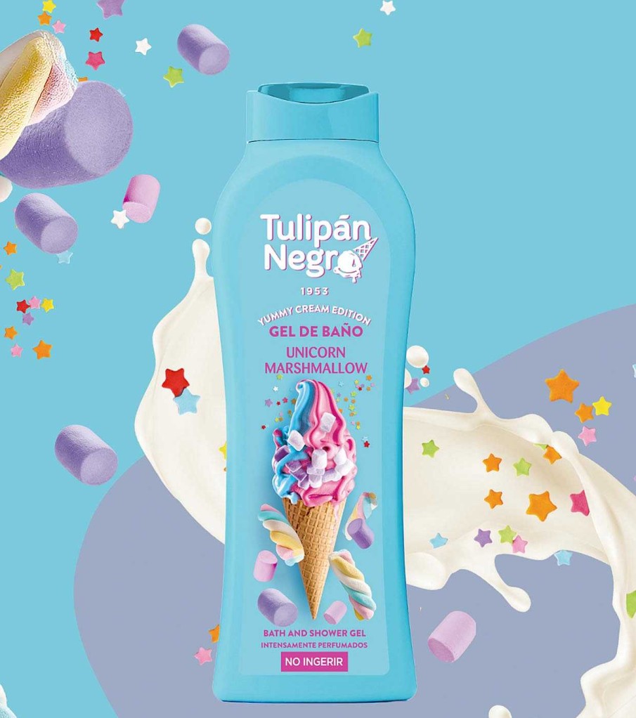 Geles De Ba O | Tulipán Negro Tulip N Negro - *Yummy Cream Edition* - Gel De Ba O 650Ml - Unicorn Marshmallow