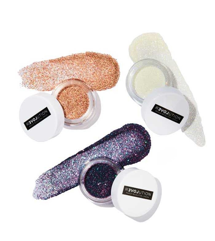 Glitter | Revolution Relove Revolution Relove - *Euphoric* - Glitter Suelto Iridiscente Multiusos - Ice White