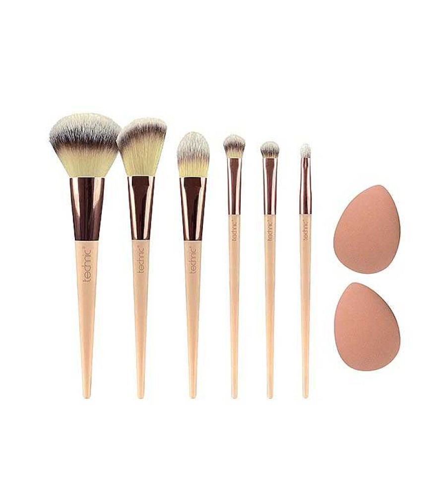 Sets De Brochas | Technic Cosmetics Technic Cosmetics - Set De 6 Brochas Y Esponjas