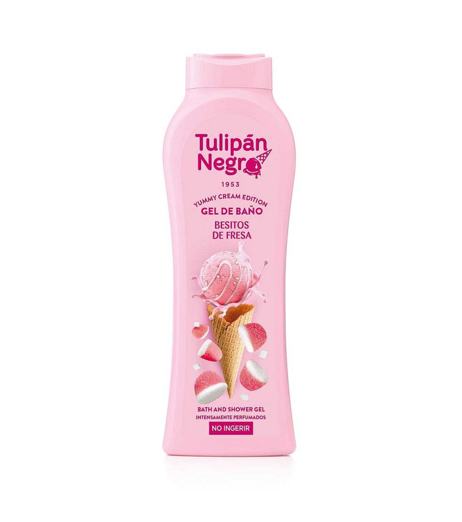 Geles De Ba O | Tulipán Negro Tulip N Negro - *Yummy Cream Edition* - Gel De Ba O 650Ml - Besitos De Fresa