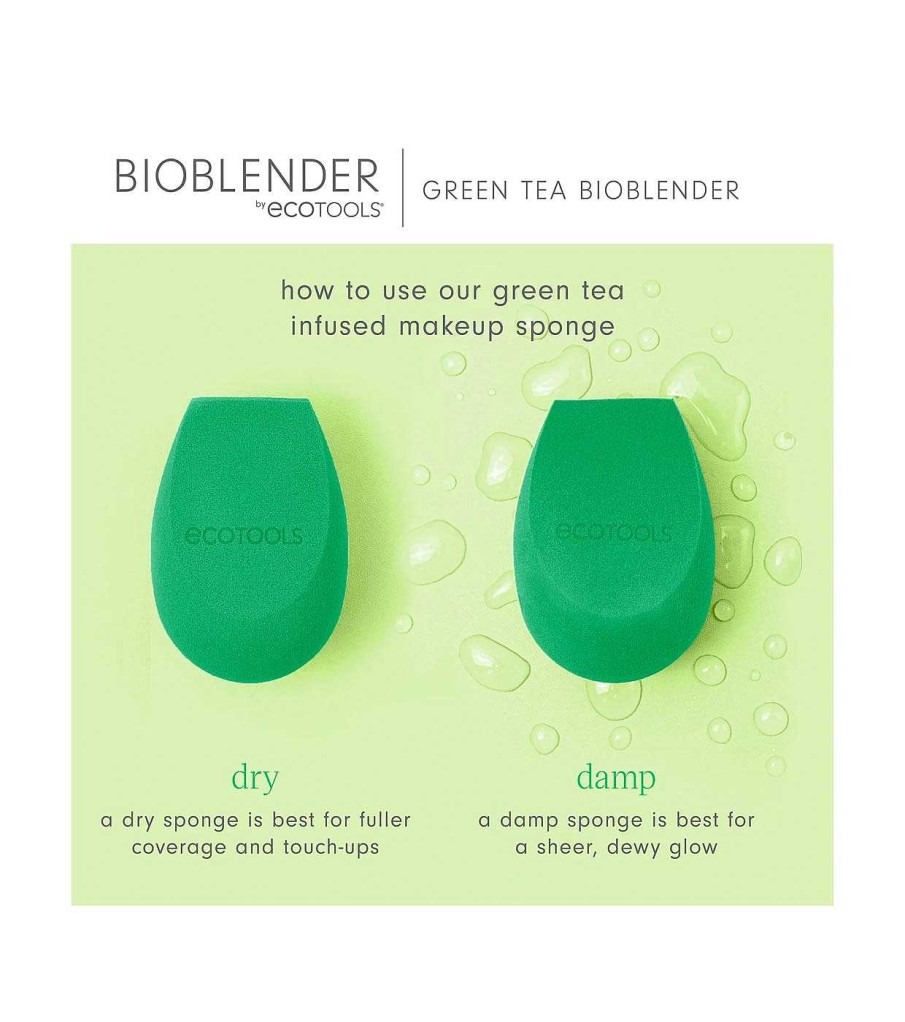 Esponjas | Ecotools Ecotools - Esponja De Maquillaje Green Tea Bioblender