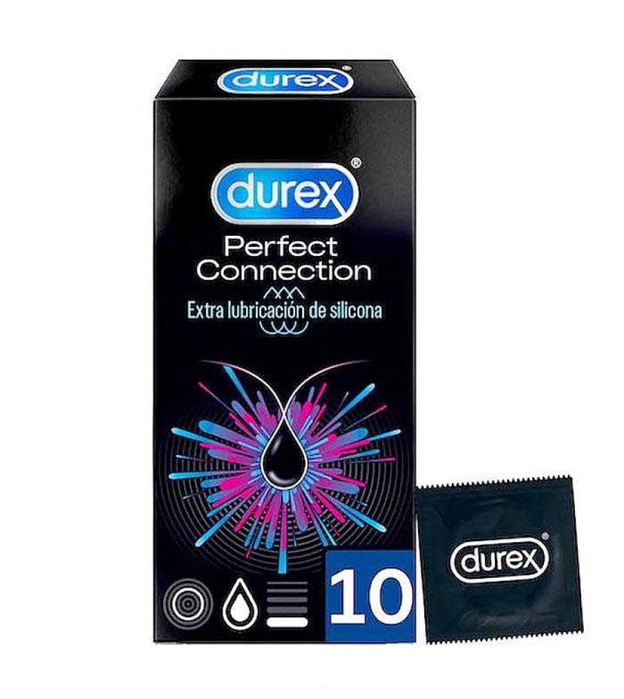 Masaje Y Relaciones Sexuales | Durex Durex - Preservativos Perfect Connection Extra Lubricaci N - 10 Unidades