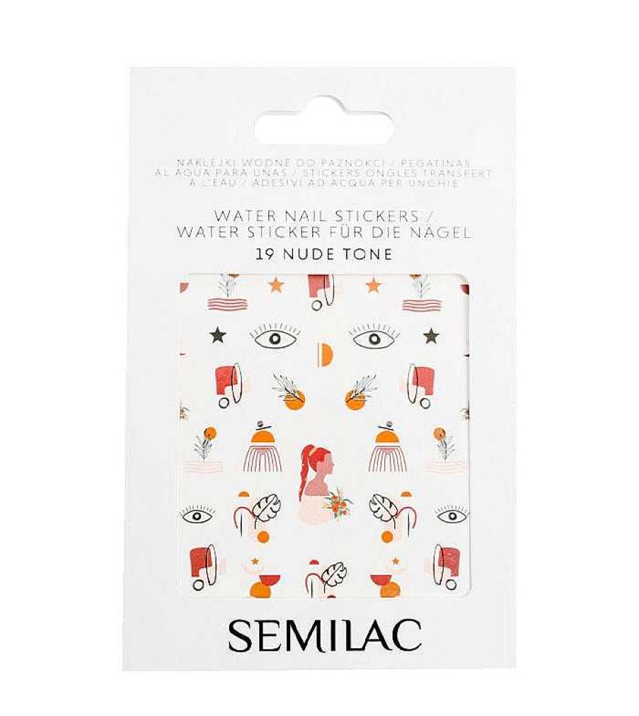 Decoraci N De U As | Semilac Semilac - Stickers Al Agua Para U As - 19: Nude Tone