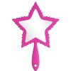 Espejos | Jeffree Star Cosmetics Jeffree Star Cosmetics - *Pink Religion* - Espejo De Mano - Hot Pink Soft Touch Leaf