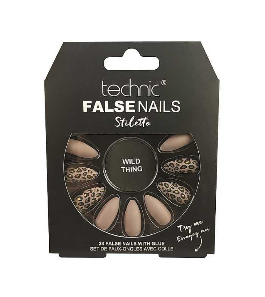 U As Postizas | Technic Cosmetics Technic Cosmetics - U As Postizas False Nails Stiletto - Wild Thing