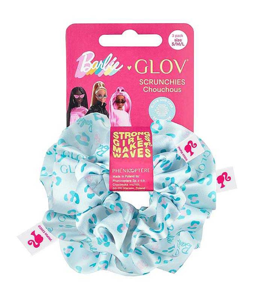 Accesorios Cabello | Glov Glov - *Barbie* - Pack De 3 Coleteros Scrunchie - Blue Panther