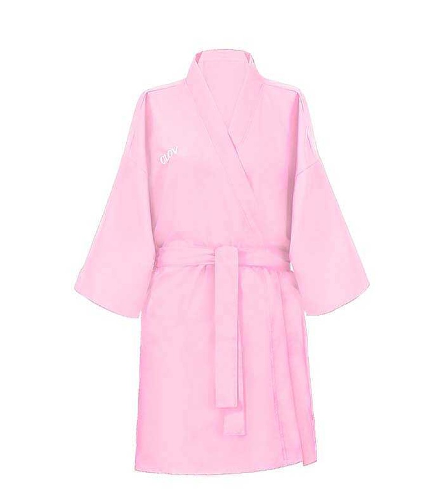 Hogar | Glov Glov - Bata De Toalla Ultra Absorbente Kimono Style - Rosa