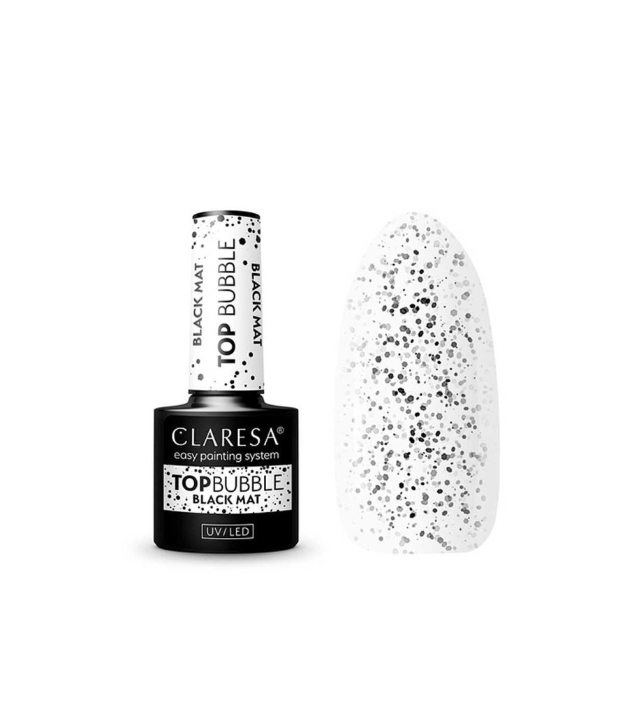 Gel Y Semipermanentes | Claresa Claresa - Top Bubble - Black Matt