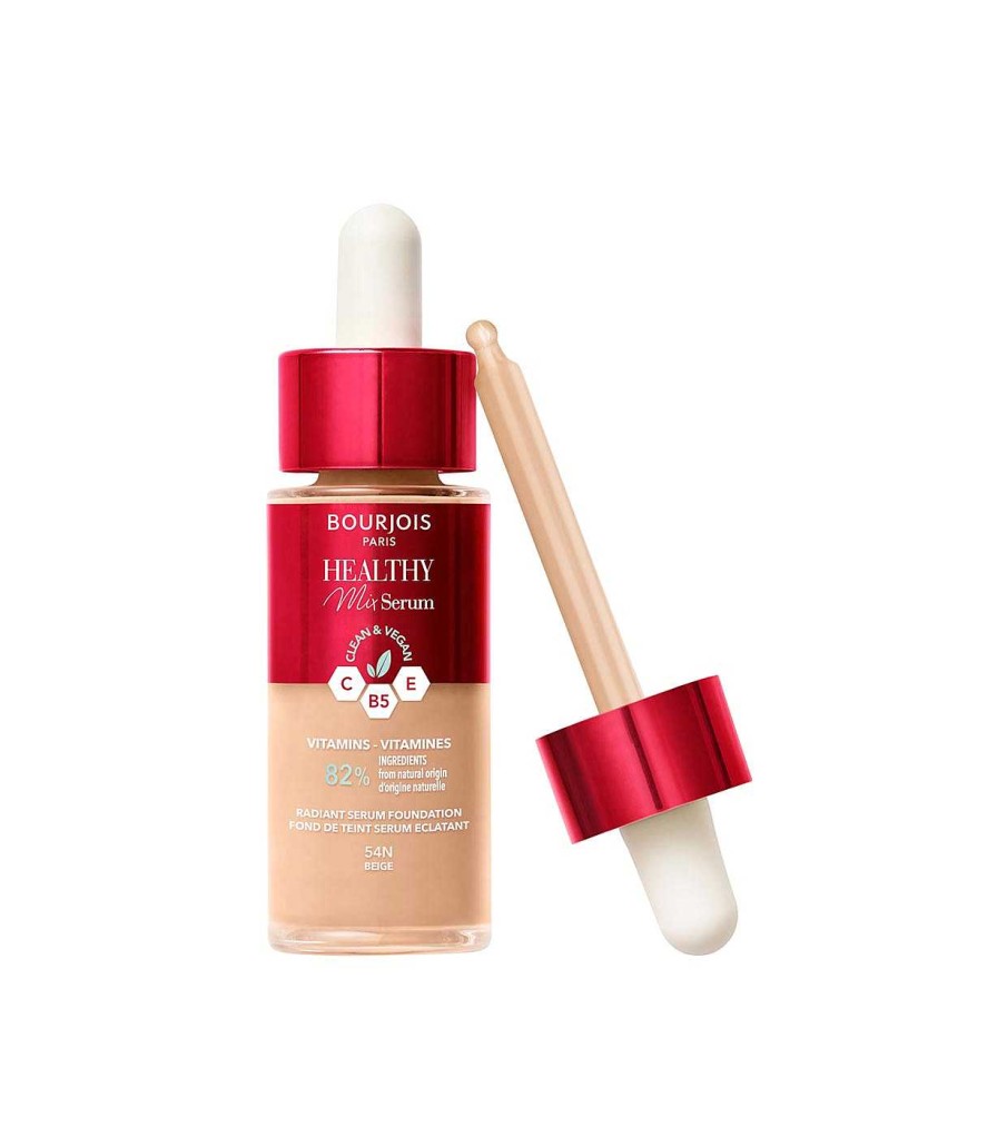 Base De Maquillaje Fluida | Bourjois Bourjois - Base De Maquillaje En S Rum Healthy Mix - 54N: Beige