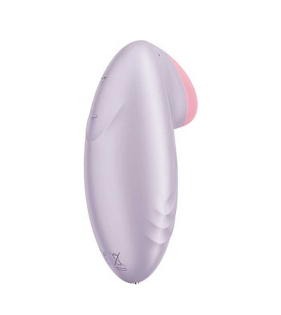 Masaje Y Relaciones Sexuales | Satisfyer Satisfyer - Vibrador Tropical Tip App Connect - Light Lilac