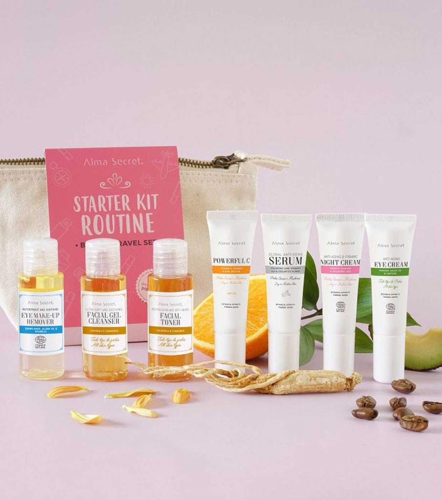 Perfumes Y Sets Para Ella | Alma Secret Alma Secret - Set Beauty Travel Starter Kit Routine - Pieles Secas