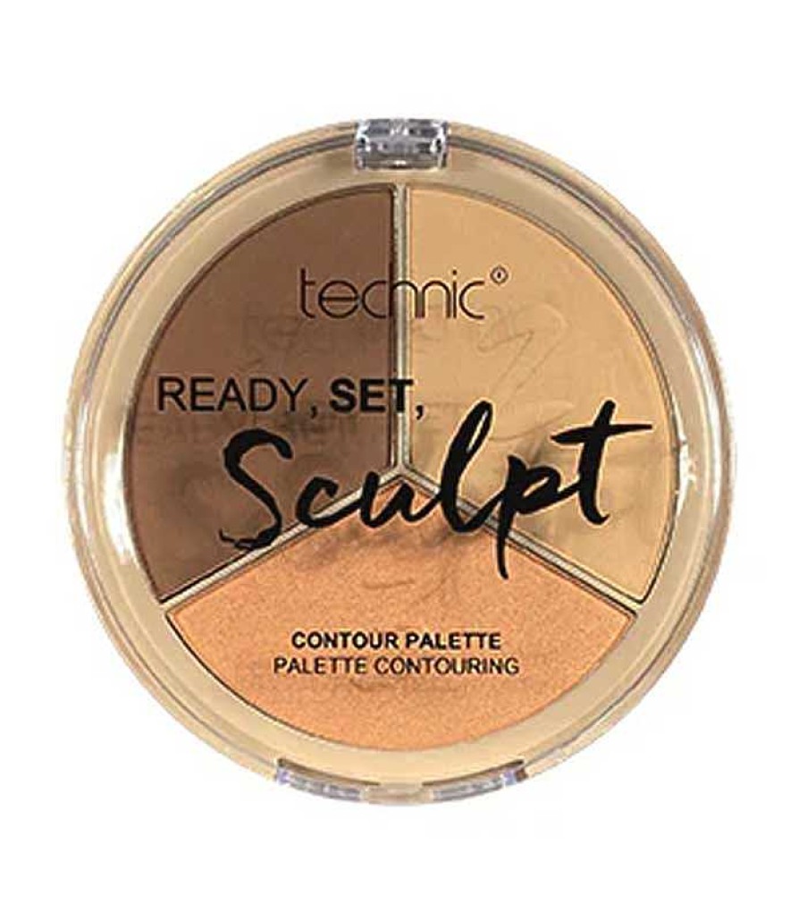 Bronceadores En Polvo | Technic Cosmetics Technic Cosmetics - Paleta De Contorno Ready Set Sculpt - Medium