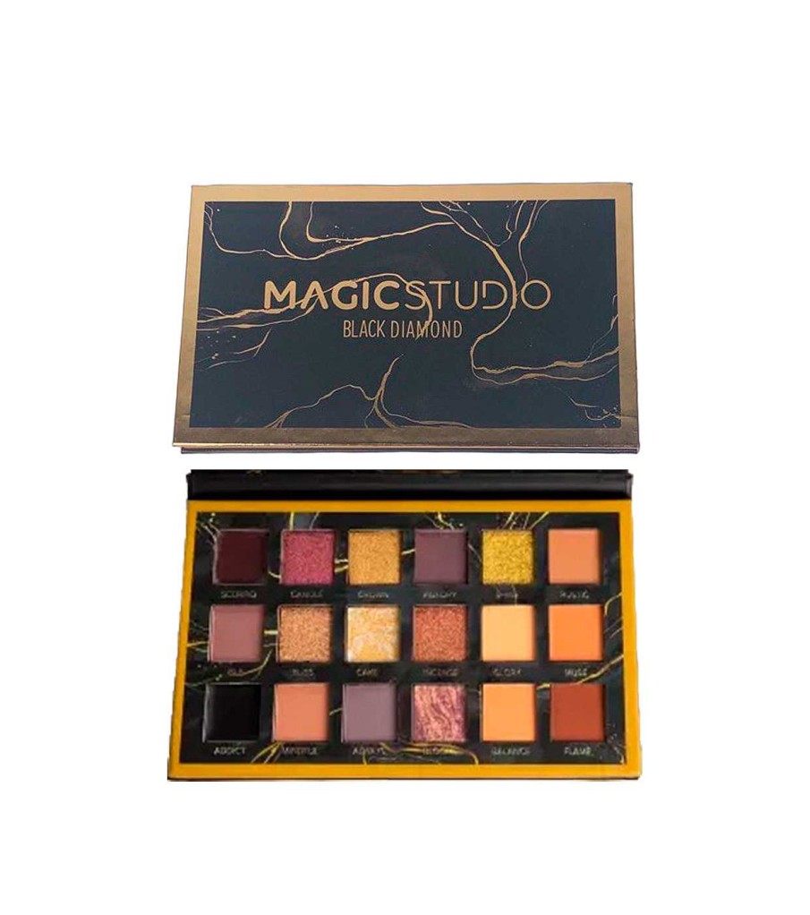 Paletas De Sombras | Magic Studio Magic Studio - Paleta De Sombras De Ojos Black Diamond