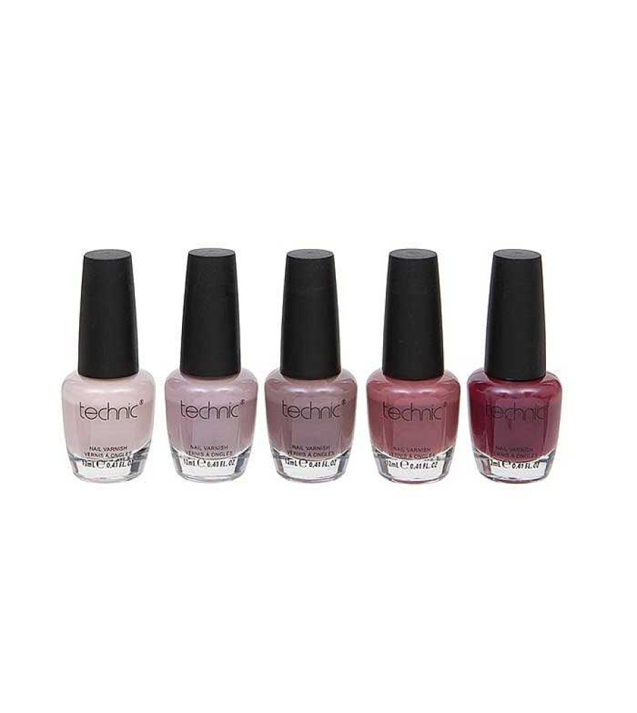 Kits De Esmaltes | Technic Cosmetics Technic Cosmetics - Set De 5 Esmaltes De U As Matte Nail Varnish