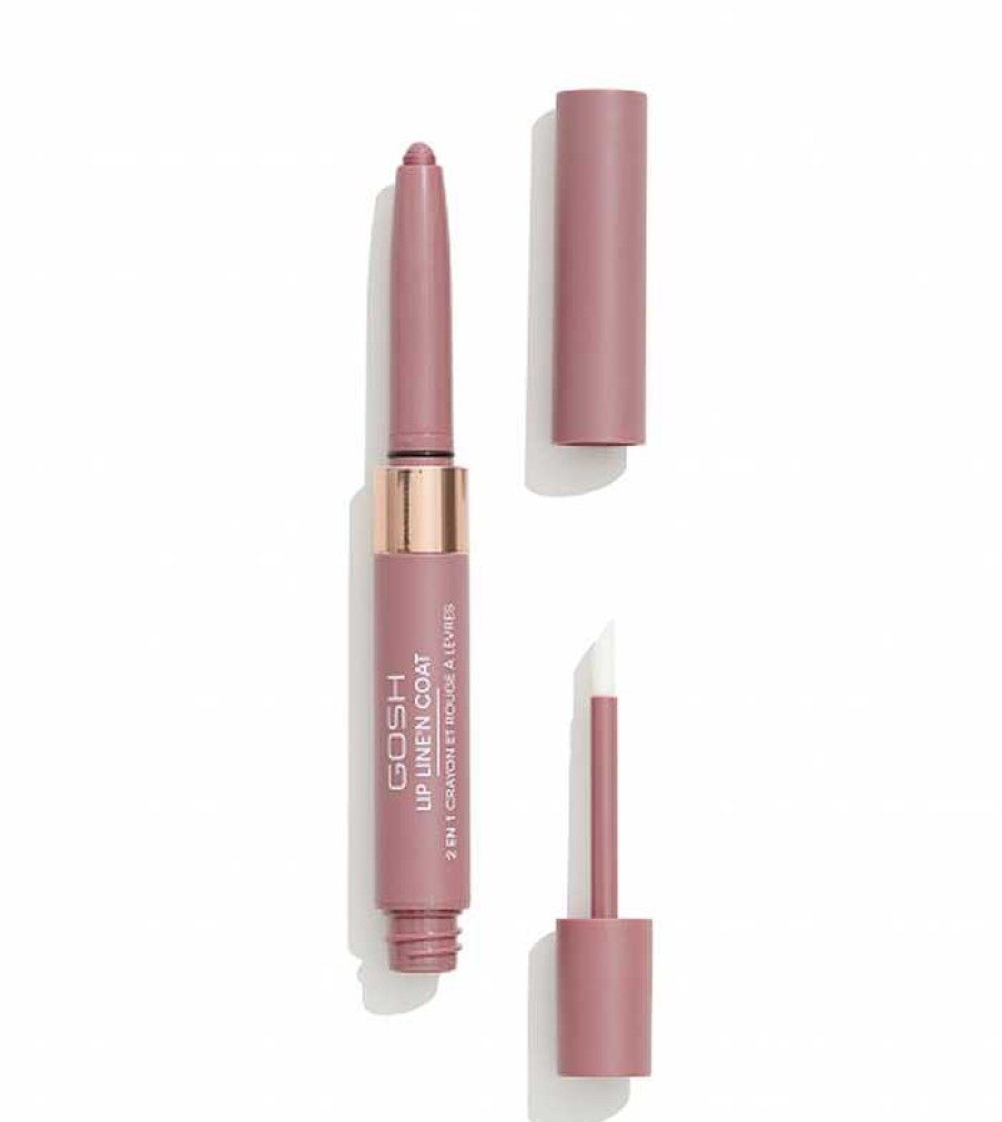 Perfiladores De Labios | Gosh Gosh - Labial 2 En 1 Lip Line'N Coat - 001: Ruby Chocolate