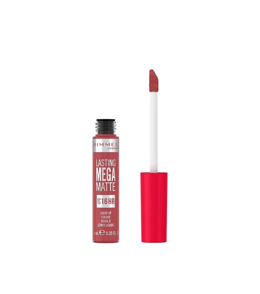 Labiales L Quidos | Rimmel London Rimmel London - Labial Lasting Mega Matte - 210: Rose & Shine