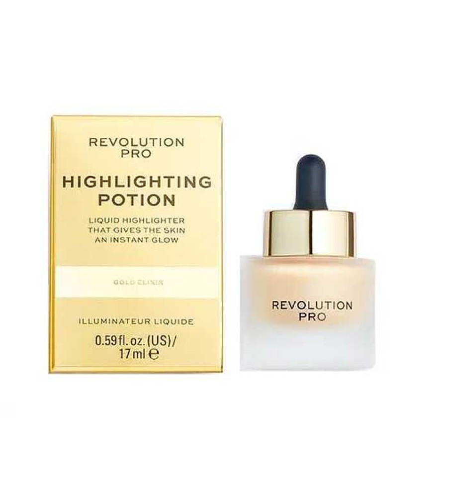 Iluminador L Quido | Revolution Pro Revolution Pro - Iluminador L Quido Highlighting Potion - Gold Elixir